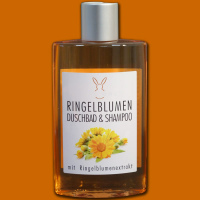 Das Ringelblumen-Duschbad & Shampoo enthält...